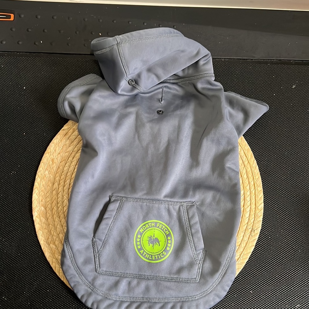 North Fetch Athletics Pets Hoodie Top Size Large - Picture 3 of 9